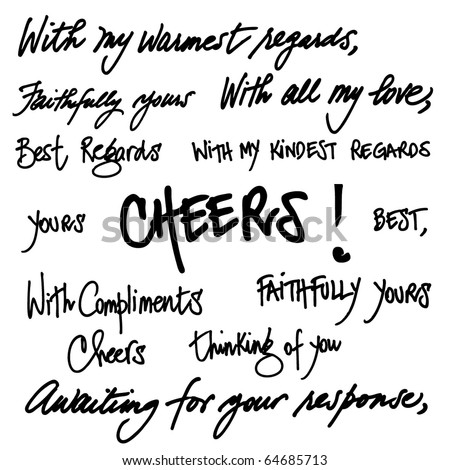 Hand written greetings. Vector.
Other set in my portfolio.