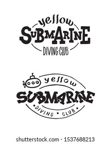 Hand written logo isolated on wtihe background for sticker, label, busines identity. Vector set of illustrations