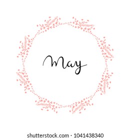 hand written may