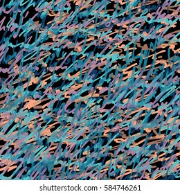 Hand written pattern randomly rotated and overlapping