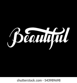 Hand written retro lettering Beautiful made in vector. Vintage letters design with cute stars. Postcard, greeting card, poster, t-shirt design apparel. 