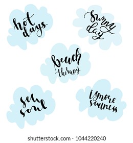 hand written summer quotes