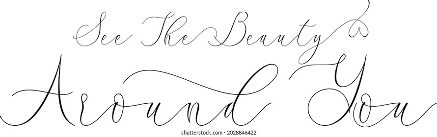 hand written typo graphy text