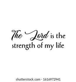 Hand written vector calligraphy, Christian quote for design, Typography poster, tattoo 