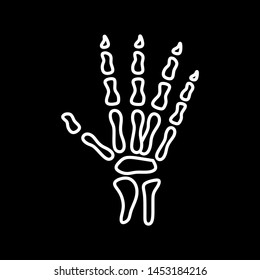  Hand x-ray icon for your project
