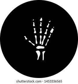  Hand x-ray icon for your project
