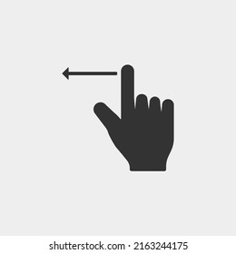 Hand_Gesture vector icon illustration sign