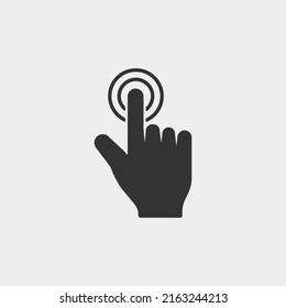 Hand_Gesture vector icon illustration sign