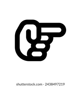 hand_point_right icon. Simple vector sign