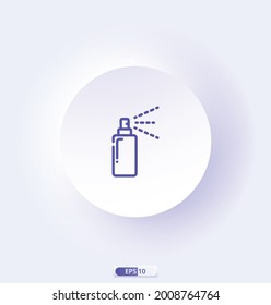 hand_sanitizer Icon. Medicine and Healthcare vector line icons, sign and symbols in flat design medicine and health with elements for mobile concepts and web apps.