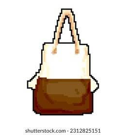 handbag beach bag game pixel art retro vector. bit handbag beach bag. old vintage illustration