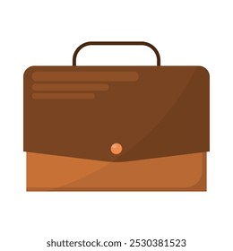 handbag. brown handbag. fashion. vector illustration