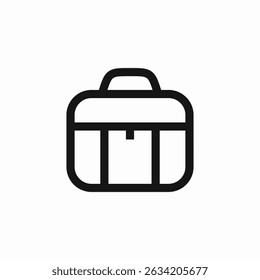handbag case icon sign vector