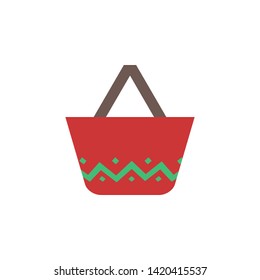 Handbag color icon. Element of boho color icon. Premium quality graphic design icon. Signs and symbols collection icon for websites, web design, mobile app