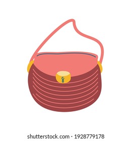 handbag female accessory cartoon isolated