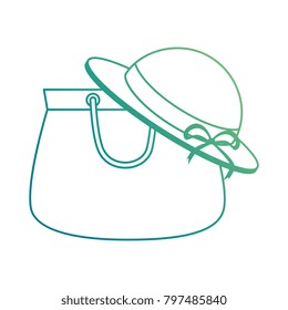 handbag female with hat