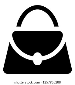 handbag glyph icon