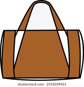 handbag holiday brown silhouette icon