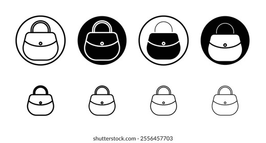 Handbag icon Art design illustration