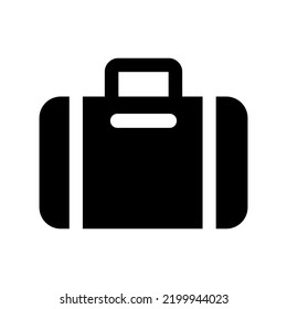Handbag icon in black color.