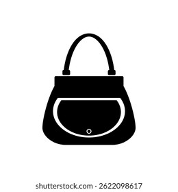 Handbag icon. female handbag icon. handbag fashion icon. Vector illustration design