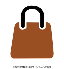 Handbag icon. flat illustration of Handbag vector icon for web