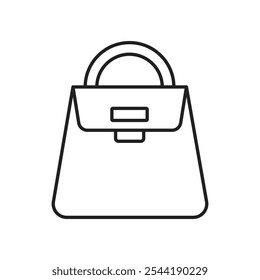 Handbag icon. isolated vector icon.