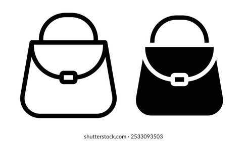 Handbag icon line style. EPS10