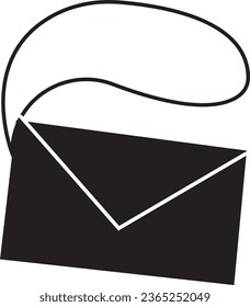 handbag icon on white background, Women Fashion Bags