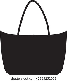 handbag icon on white background, Women Fashion Bags