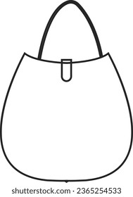 handbag icon on white background, Women Fashion Bags
