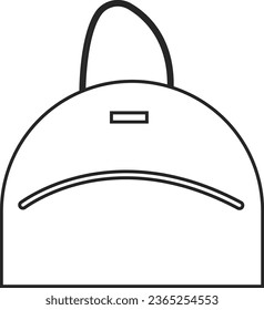 handbag icon on white background, Women Fashion Bags