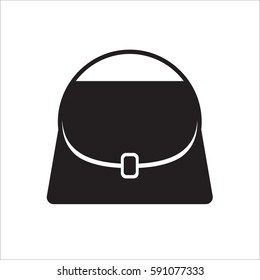 handbag icon on white background