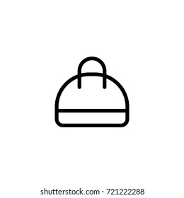 handbag icon on white background