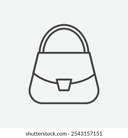 Handbag icon set. vector illustration.