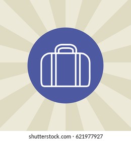 handbag icon. sign design. background
