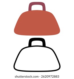 handbag icon, simple flat style, illustration, logo sign symbol pictogram template, for ui or ux isolated on white for mobile app, editable