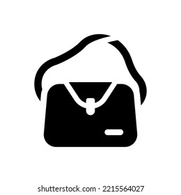 Handbag icon (Simple vector illustration)