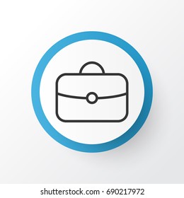 Handbag Icon Symbol. Premium Quality Isolated Briefcase Element In Trendy Style.
