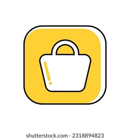 Handbag icon. Handbag vector icon. Handbag vector icon