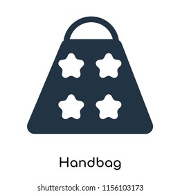 Handbag icon vector isolated on white background. thin symbols or lined elements in outline style