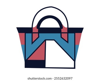 Icono de bolso. Icono de línea de Vector para su Sitio web, móvil, presentación y diseño de logotipo. Bolsos de moda para mujer. Bolsos femeninos, cuero textil, accesorios modernos de las señoras, embragues de la moda casual, compradores