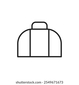 Handbag icon web design in vector