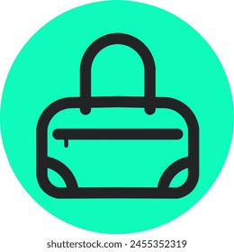 Handbag icon, women bag vector icon, shopping bag vector icon