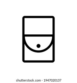 Handbag icon,vector illustration. Flat design style. vector handbag icon illustration isolated on White background, handbag icon Eps10. handbag icons graphic design vector symbols.
