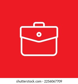 Icono de línea de bolso de mano, recurso gráfico de interfaz de aplicación, ilustración vectorial.