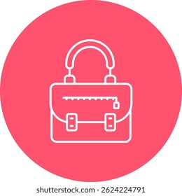Handtasche Linie Vektor Symbol Design