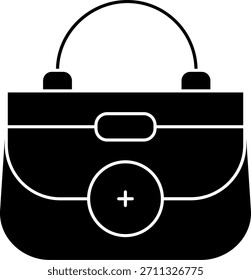 Handtasche Linie Vektor Symbol Design