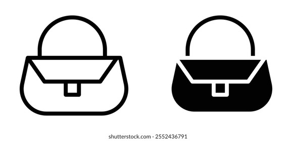 Handbag liner icon vector set.