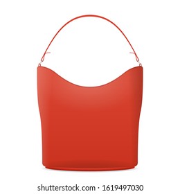 Handbag on a white background. Vector illustration.